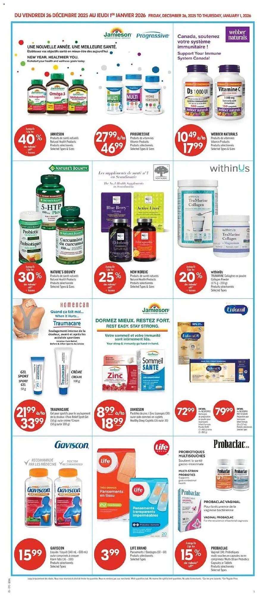 Pharmaprix flyer from December 26 to January 1 2026 - flyer page 9