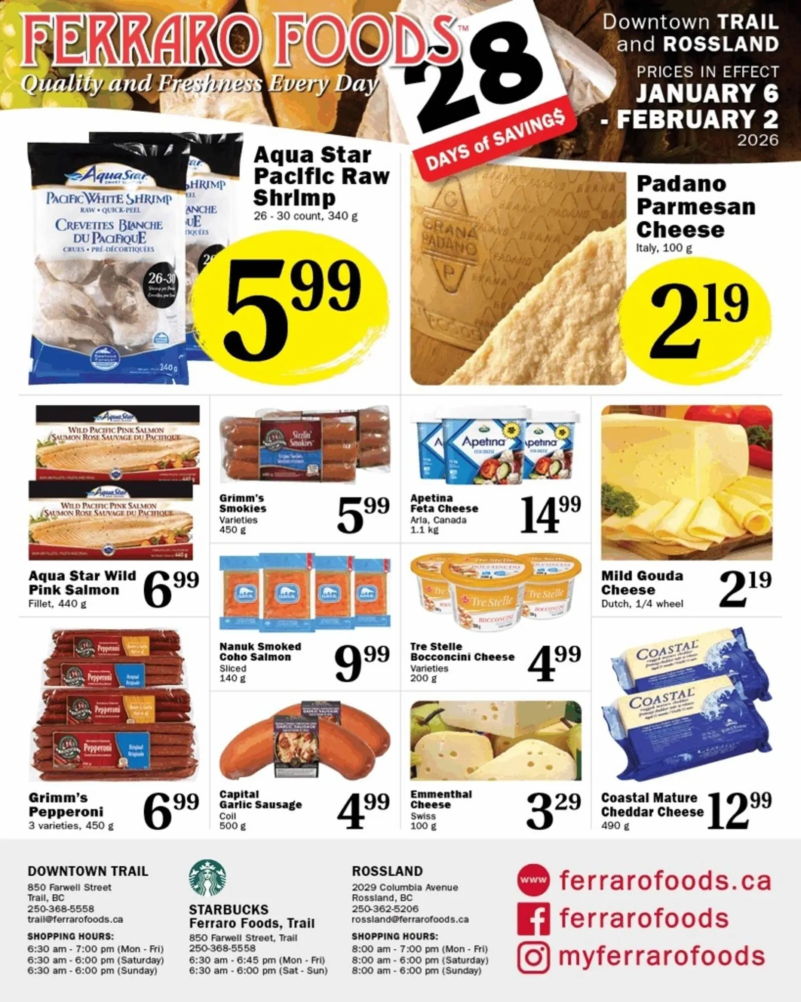 Ferraro Foods flyer from January 6 to February 2 2026 - flyer page 1