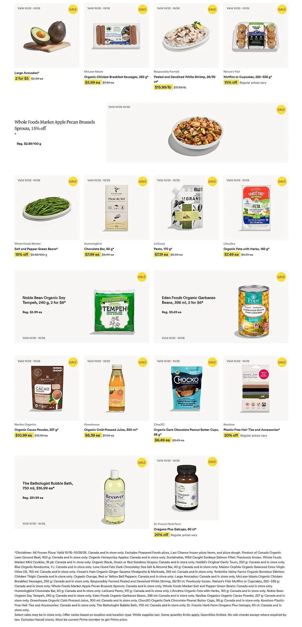 Whole Foods Market flyer from October 22 to October 28 2025 - flyer page 2