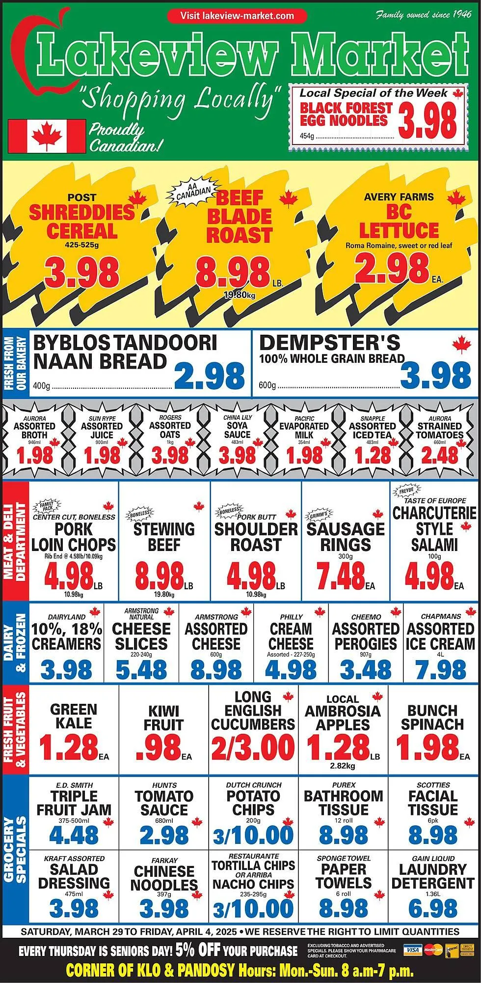 Lakeview Market flyer - 1