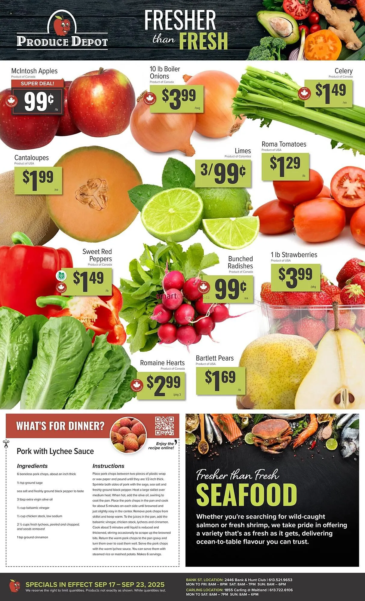 Produce Depot flyer from September 18 to September 24 2025 - flyer page 1