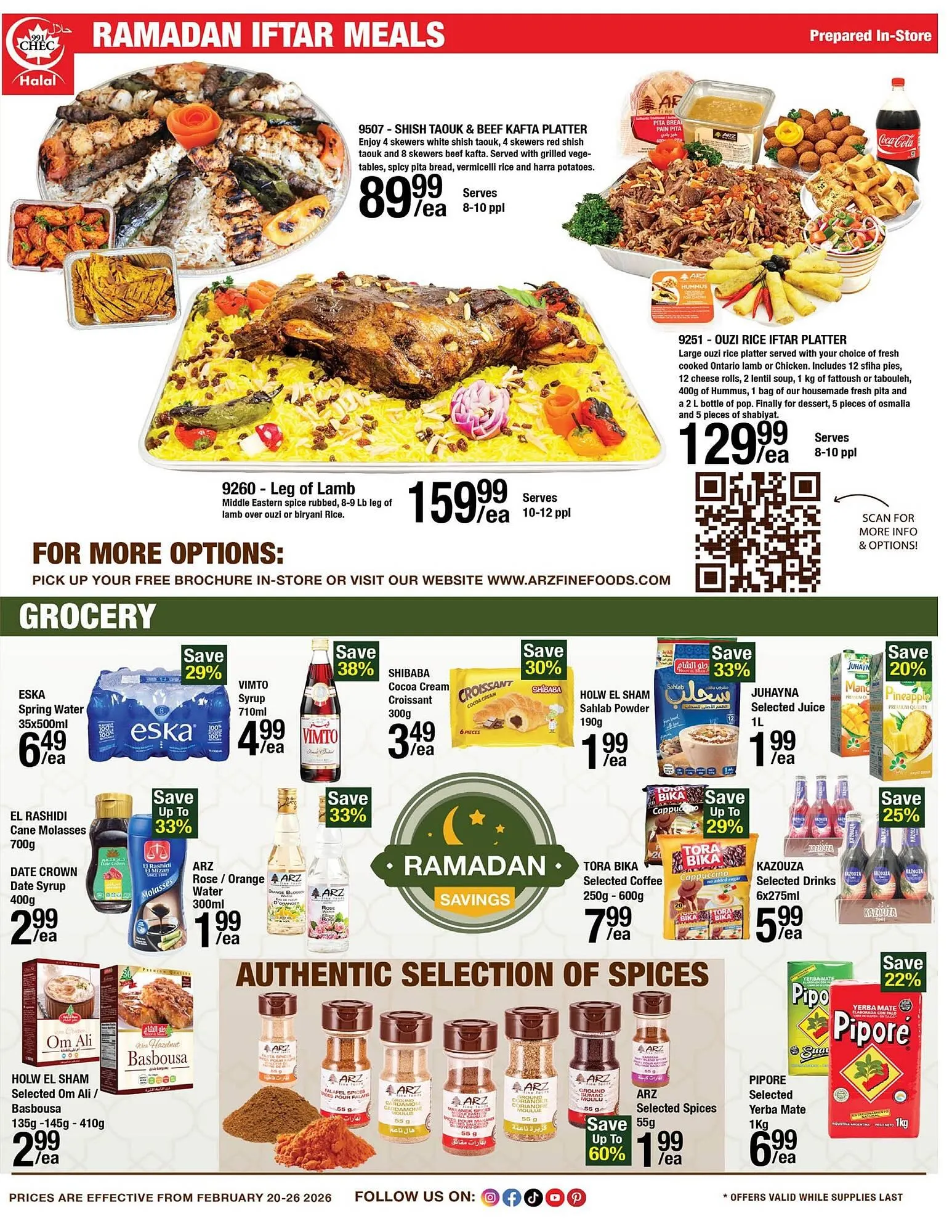 Arz Fine Foods flyer from February 20 to February 26 2026 - flyer page 3