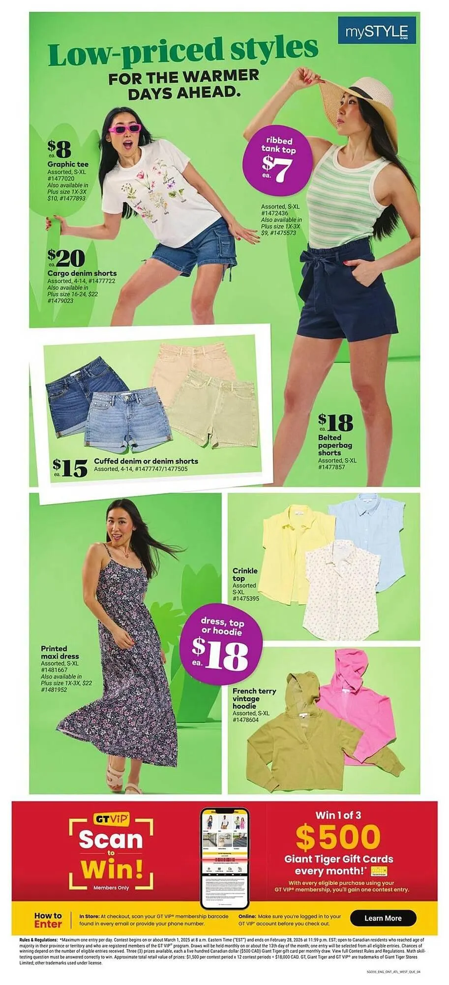 Giant Tiger flyer from April 3 to April 9 2025 - flyer page 6