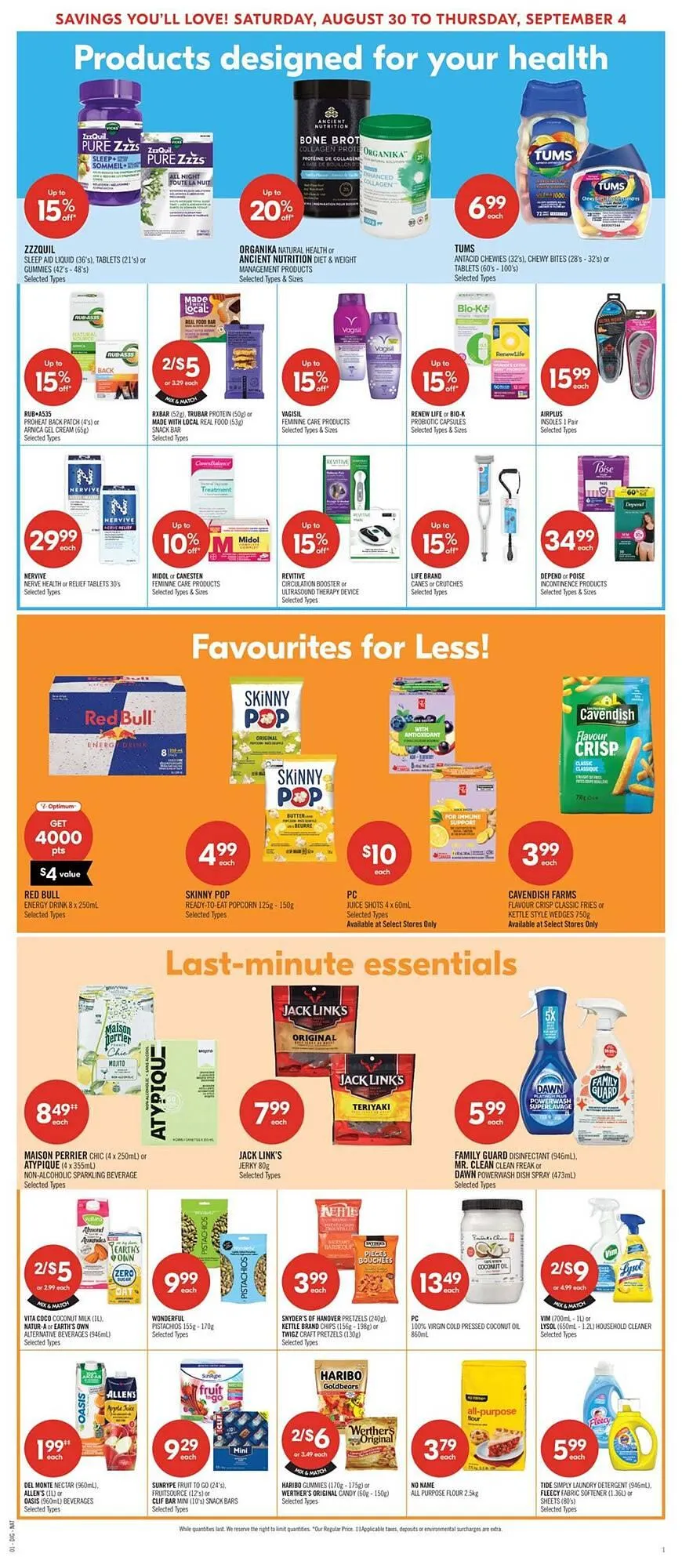 Shoppers Drug Mart flyer from August 29 to October 1 2025 - flyer page 21