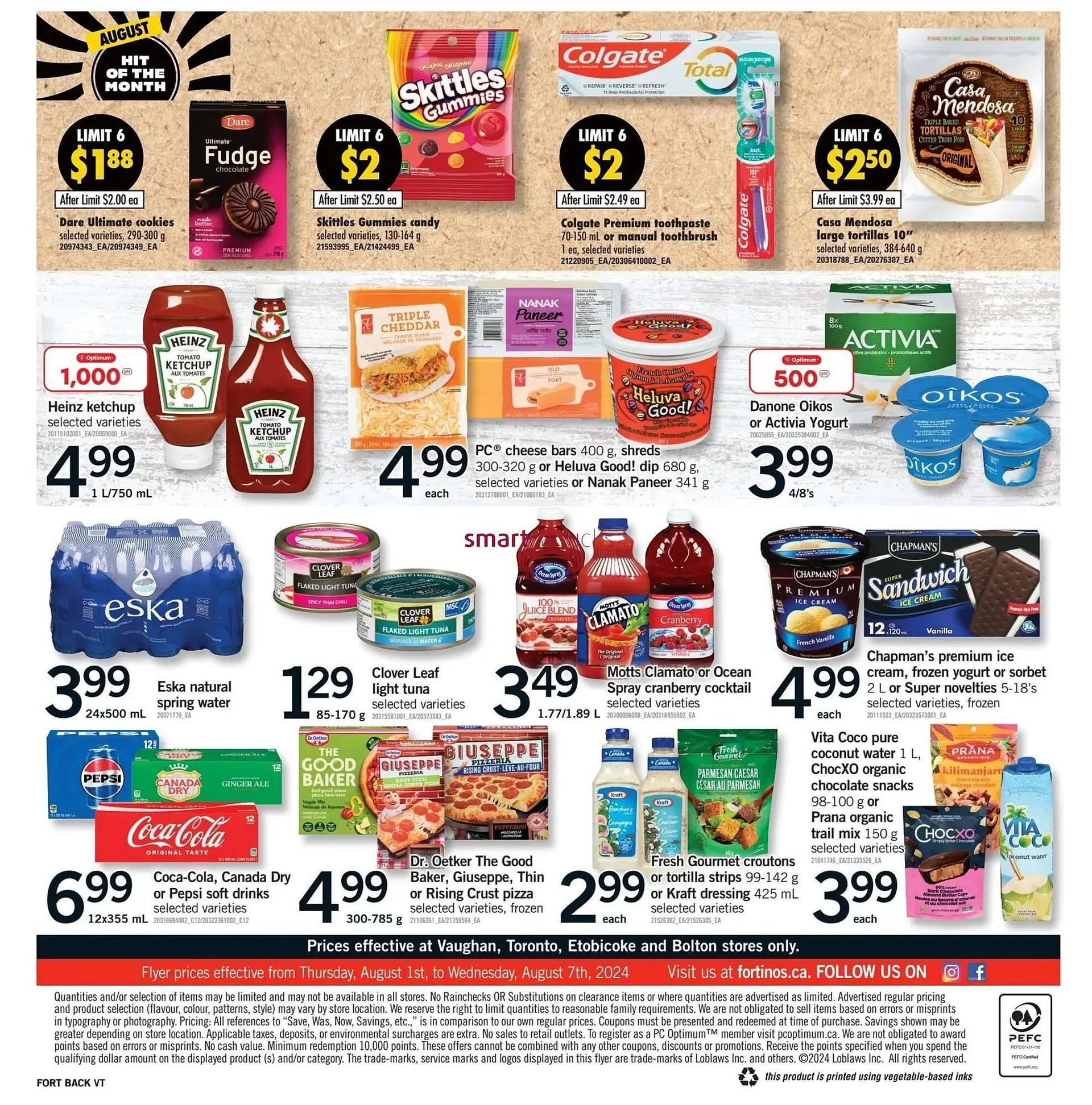 Fortinos flyer from August 1 to August 7 2024 - flyer page 2