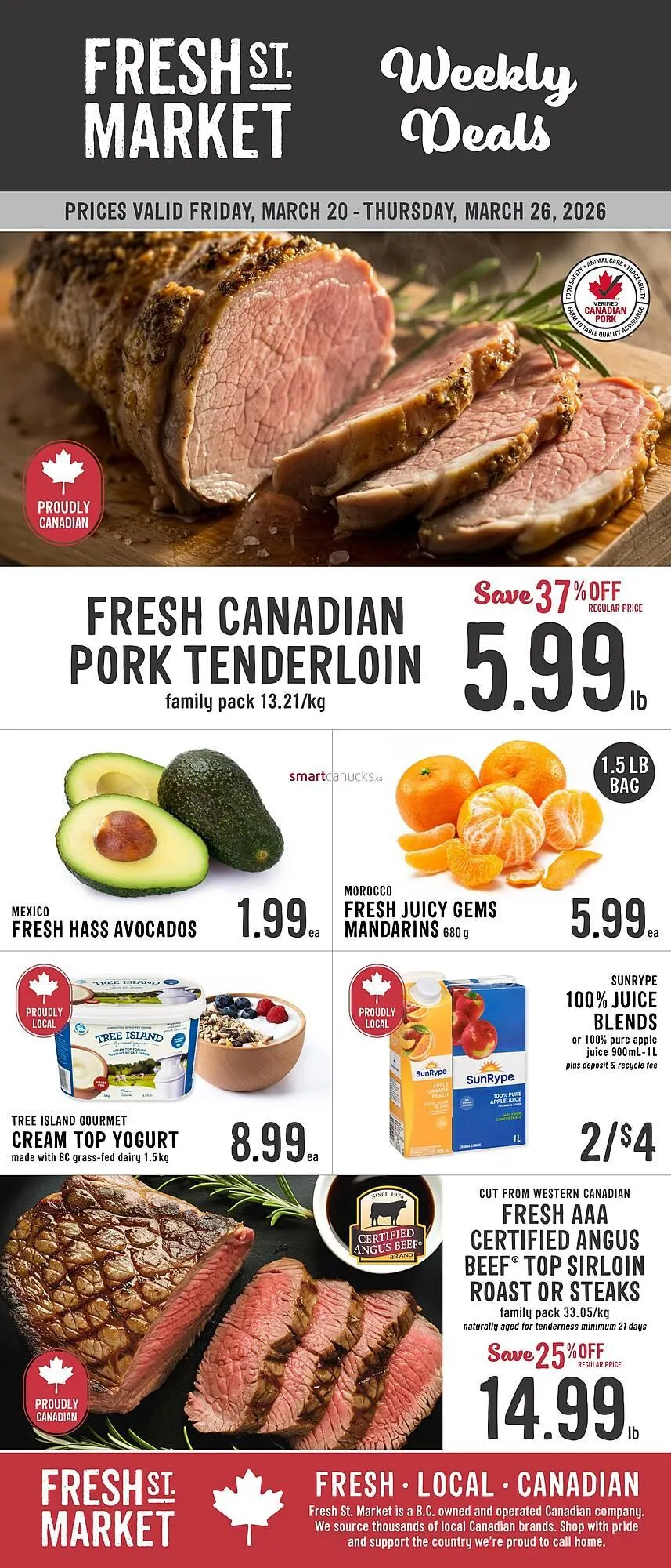 Fresh St Market flyer - 1