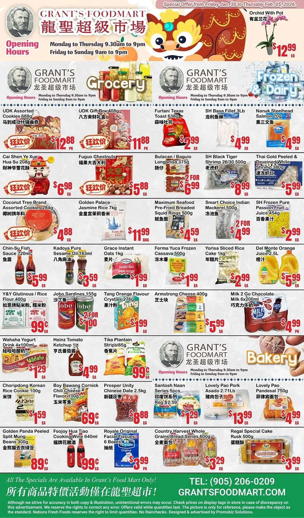 Grants Foodmart flyer - 1