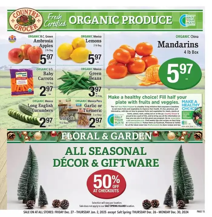 Great offer for all customers from December 26 to January 9 2025 - flyer page 15