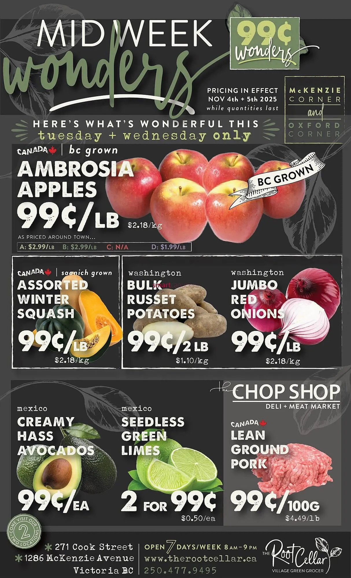 The Root Cellar flyer from November 6 to November 12 2025 - flyer page 1