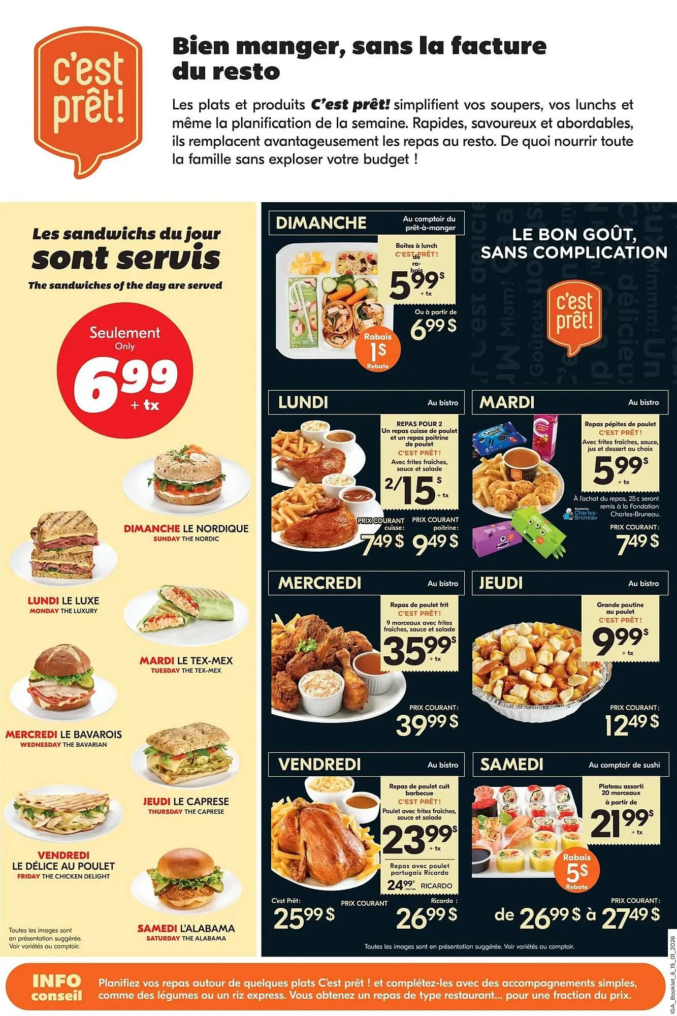 IGA flyer from January 15 to January 21 2026 - flyer page 21