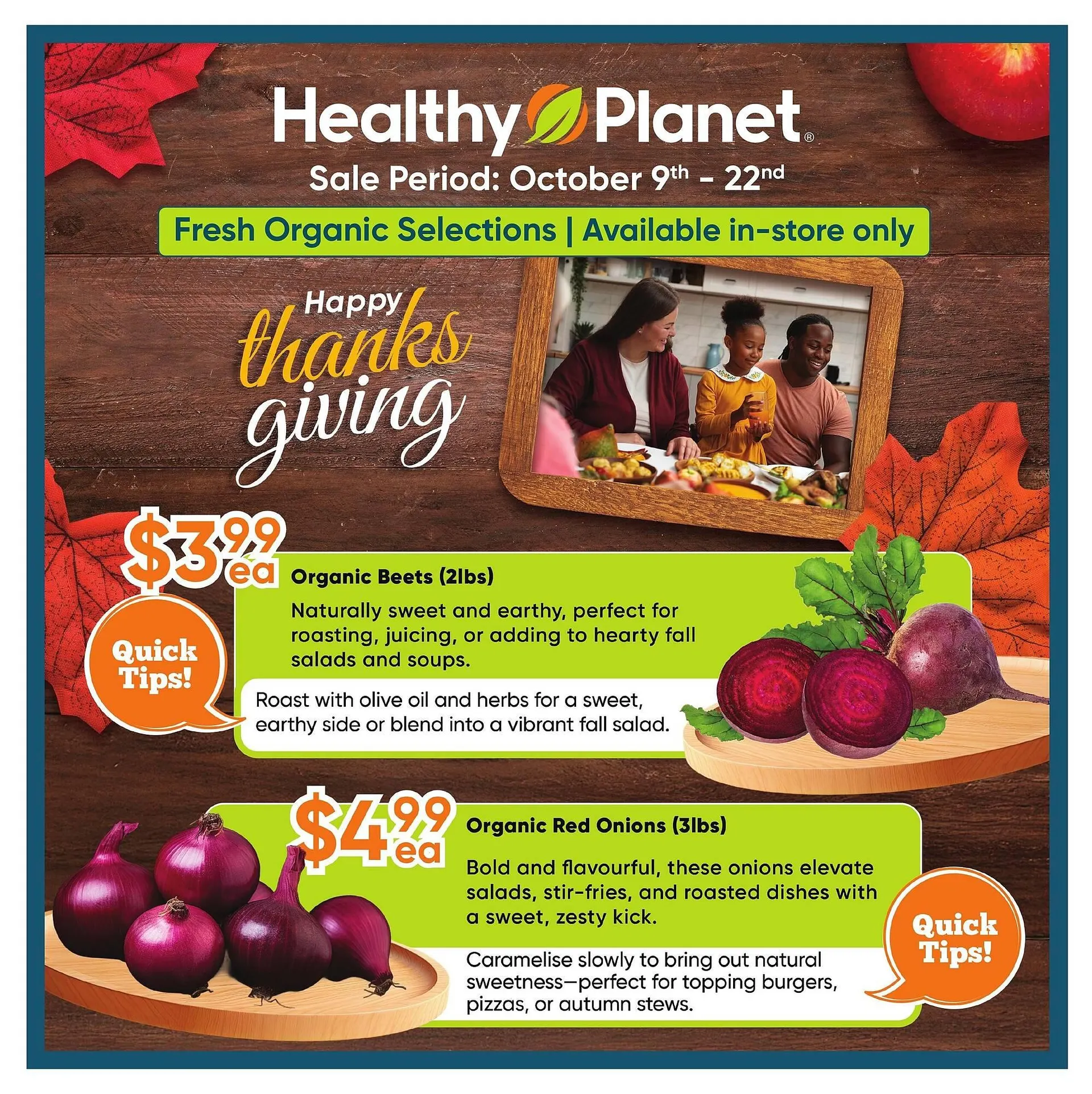 Healthy Planet flyer from October 9 to October 15 2025 - flyer page 1