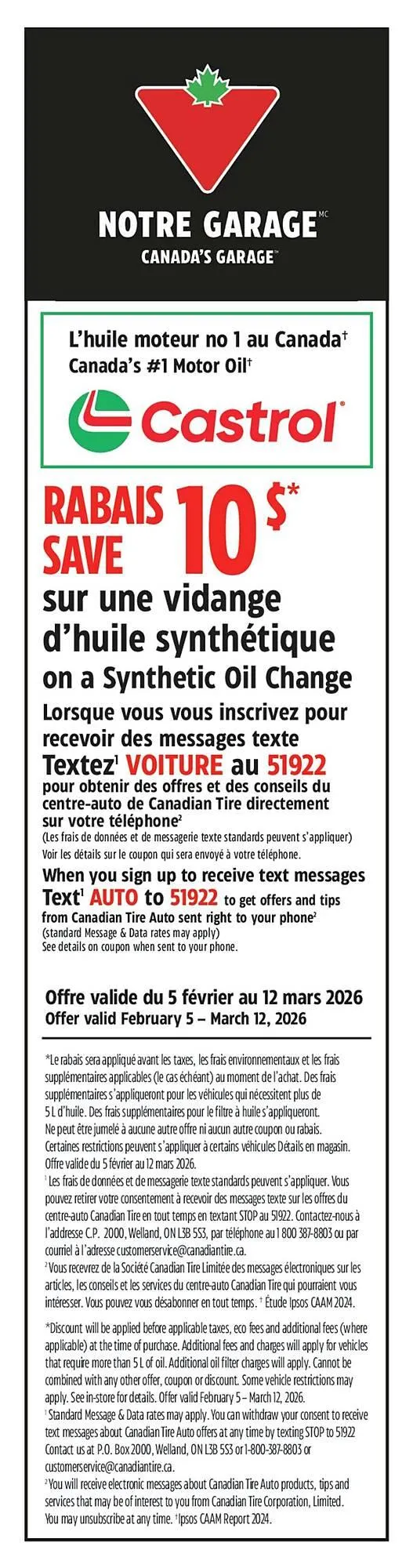 Canadian Tire flyer from February 10 to February 18 2026 - flyer page 24