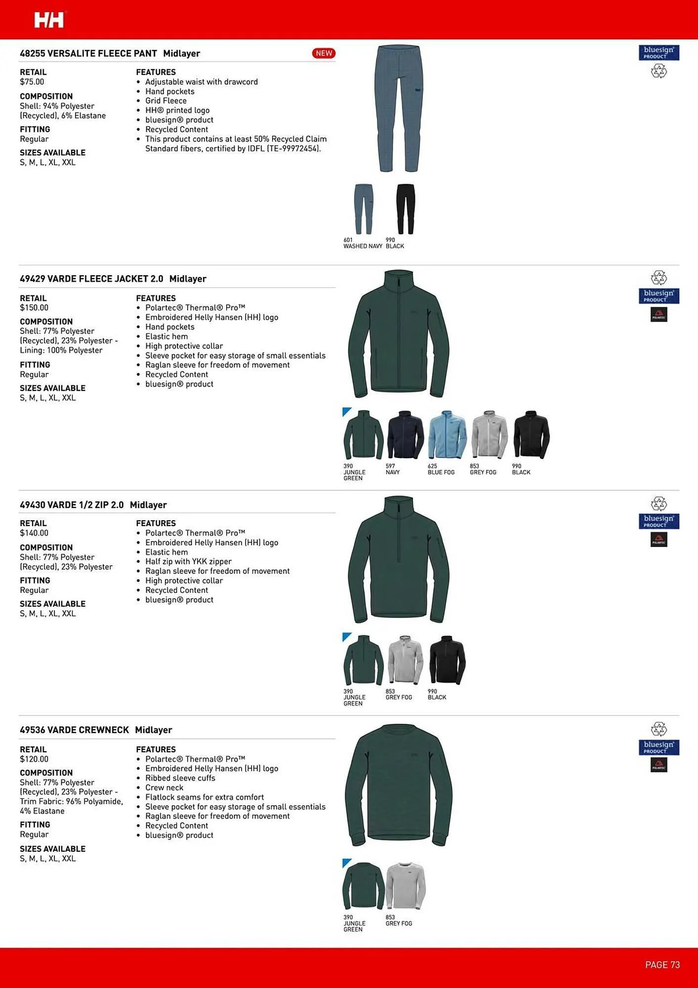 Helly Hansen flyer from September 11 to February 28 2026 - flyer page 73