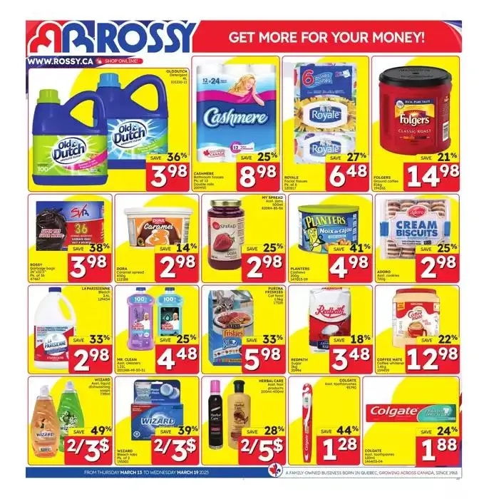 Top offers for all bargain hunters from March 13 to March 19 2025 - flyer page 1