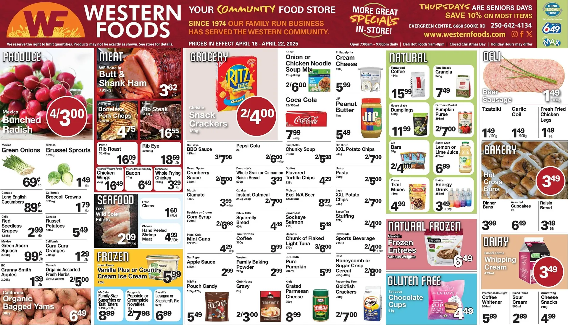 Western Foods flyer from April 17 to April 30 2025 - flyer page 1