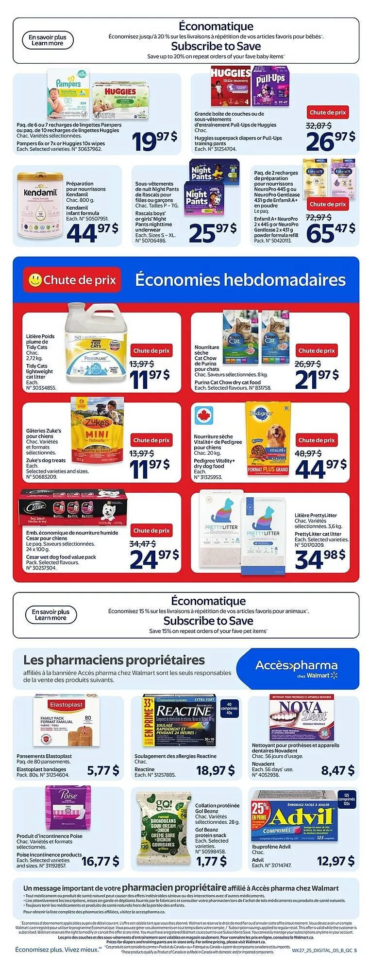Walmart flyer from July 31 to August 6 2025 - flyer page 9