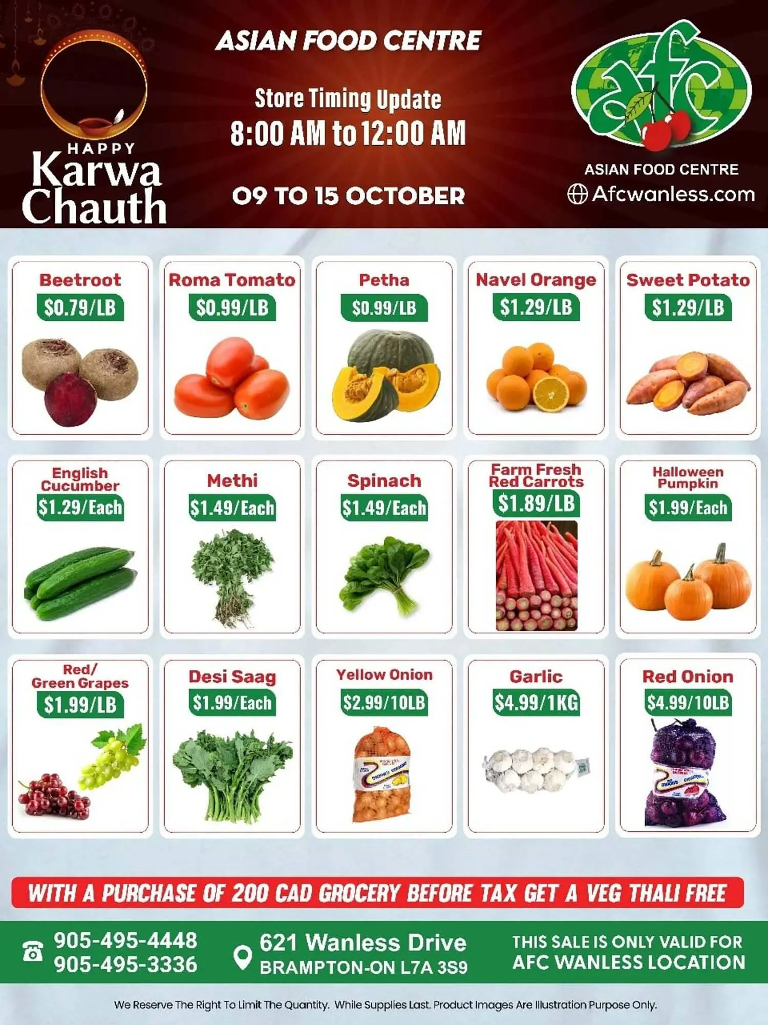 Asian Food Centre flyer from October 9 to October 15 2025 - flyer page 1