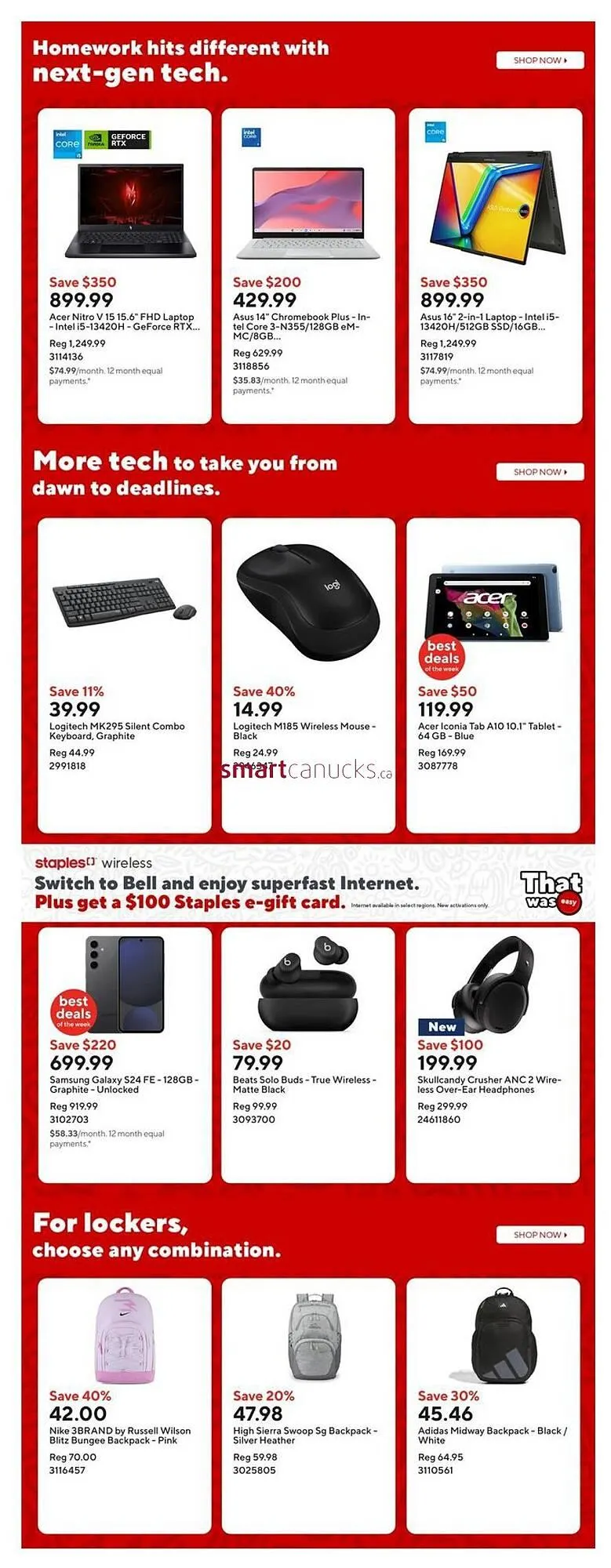 Staples flyer from August 15 to August 21 2025 - flyer page 3