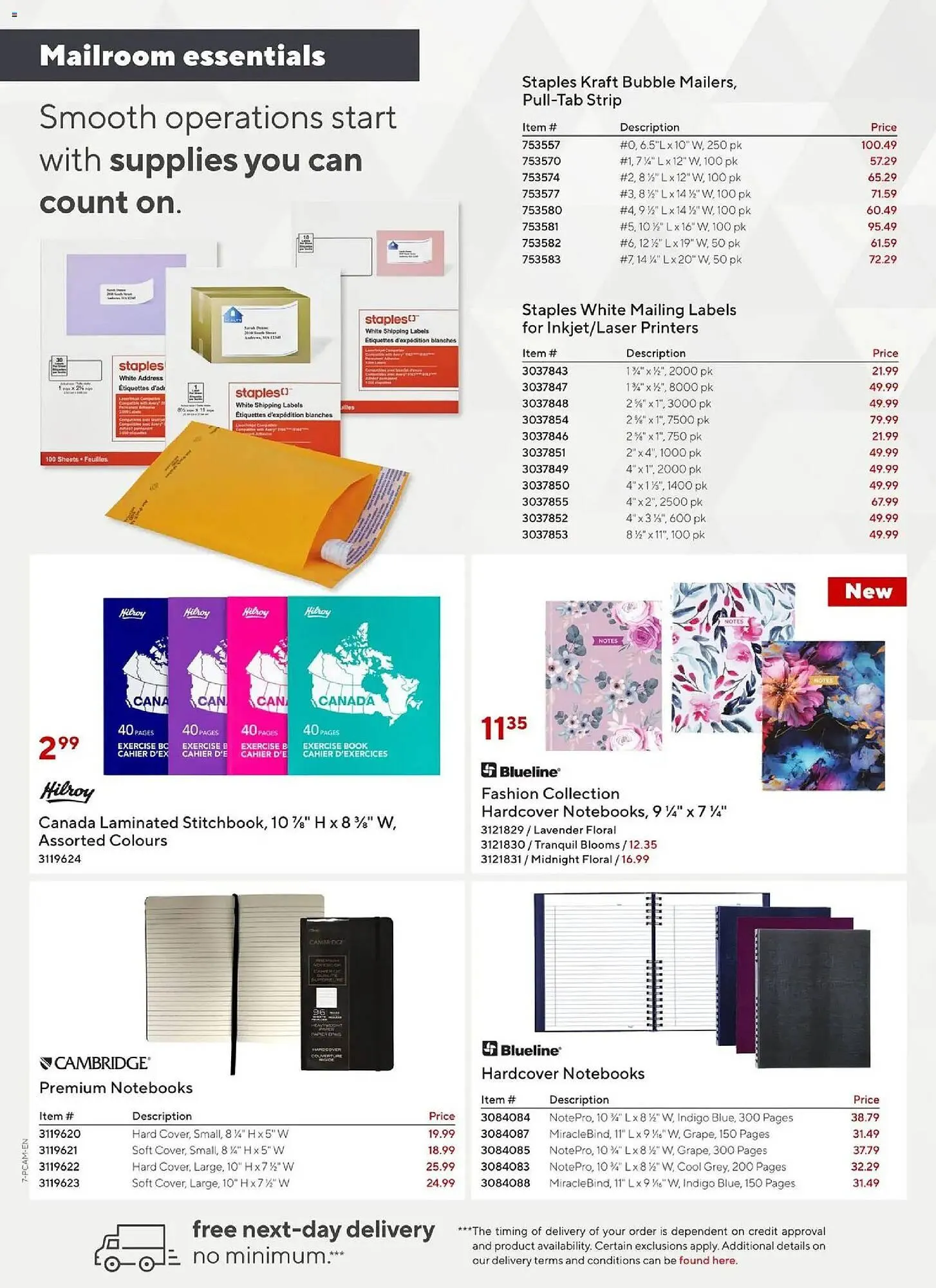 Staples flyer from November 7 to November 20 2025 - flyer page 7