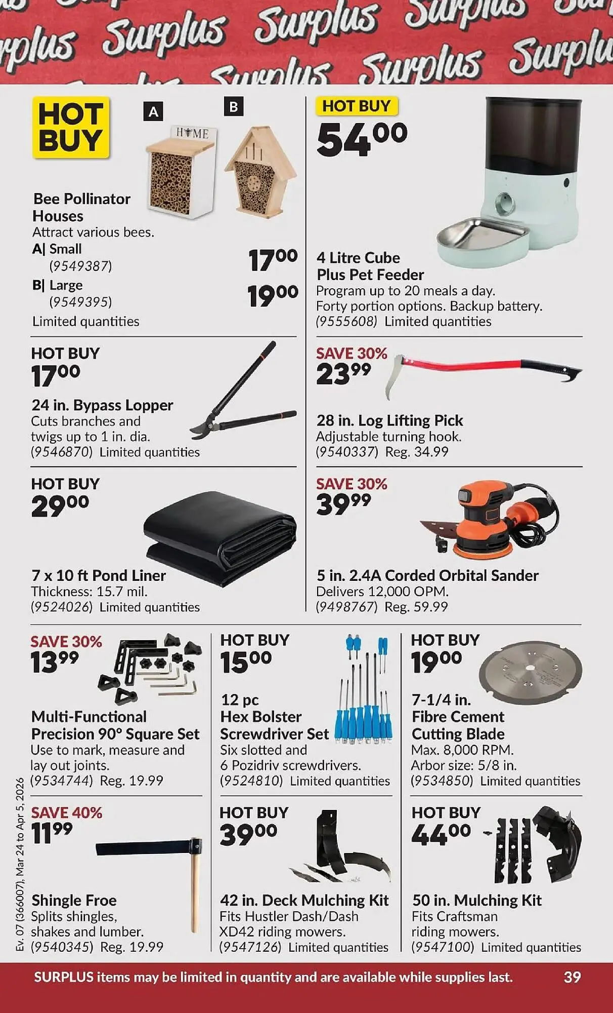 Princess Auto flyer from March 24 to April 6 2026 - flyer page 47