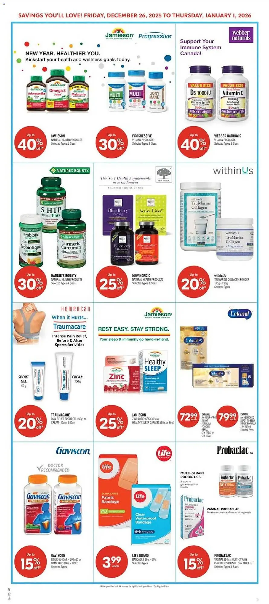 Shoppers Drug Mart flyer from December 26 to January 1 2026 - flyer page 9