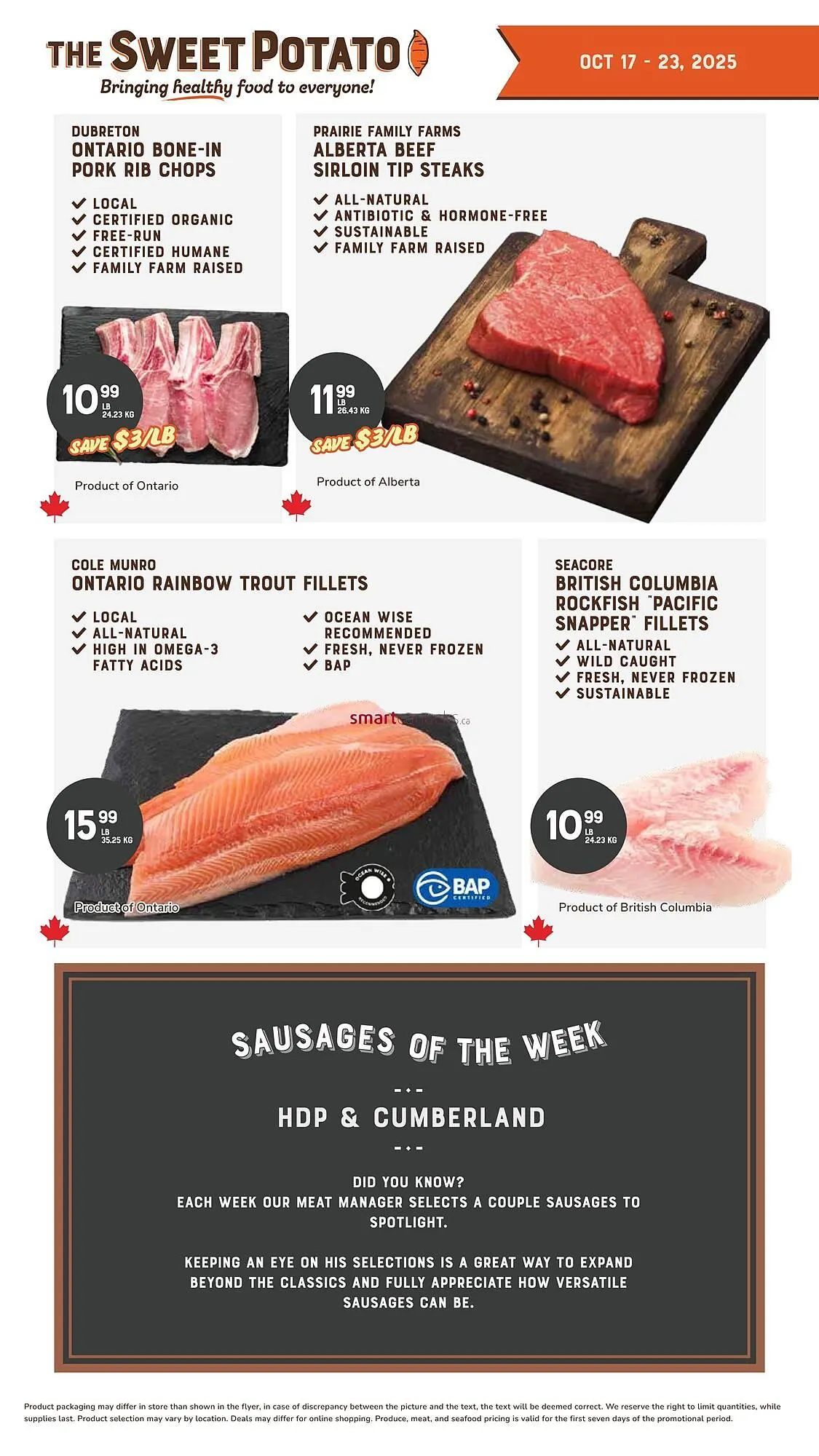 The Sweet Potato flyer from October 17 to October 23 2025 - flyer page 3