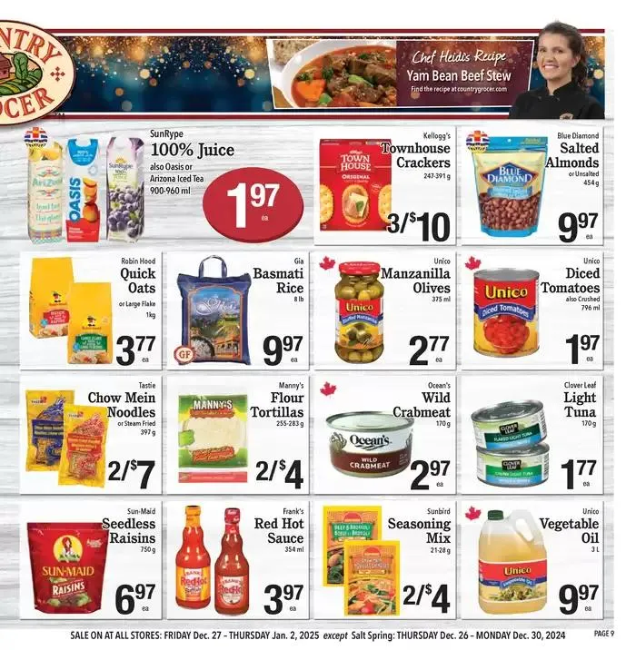 Great offer for all customers from December 26 to January 9 2025 - flyer page 9