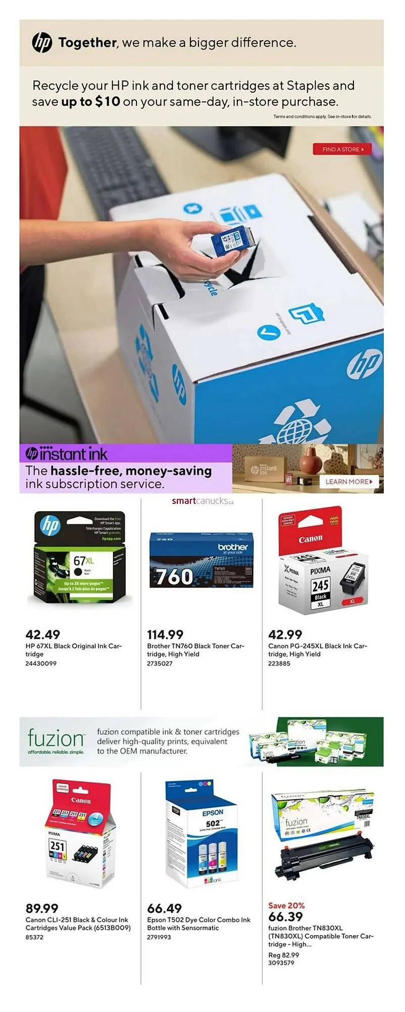 Staples flyer from January 17 to January 23 2025 - flyer page 17