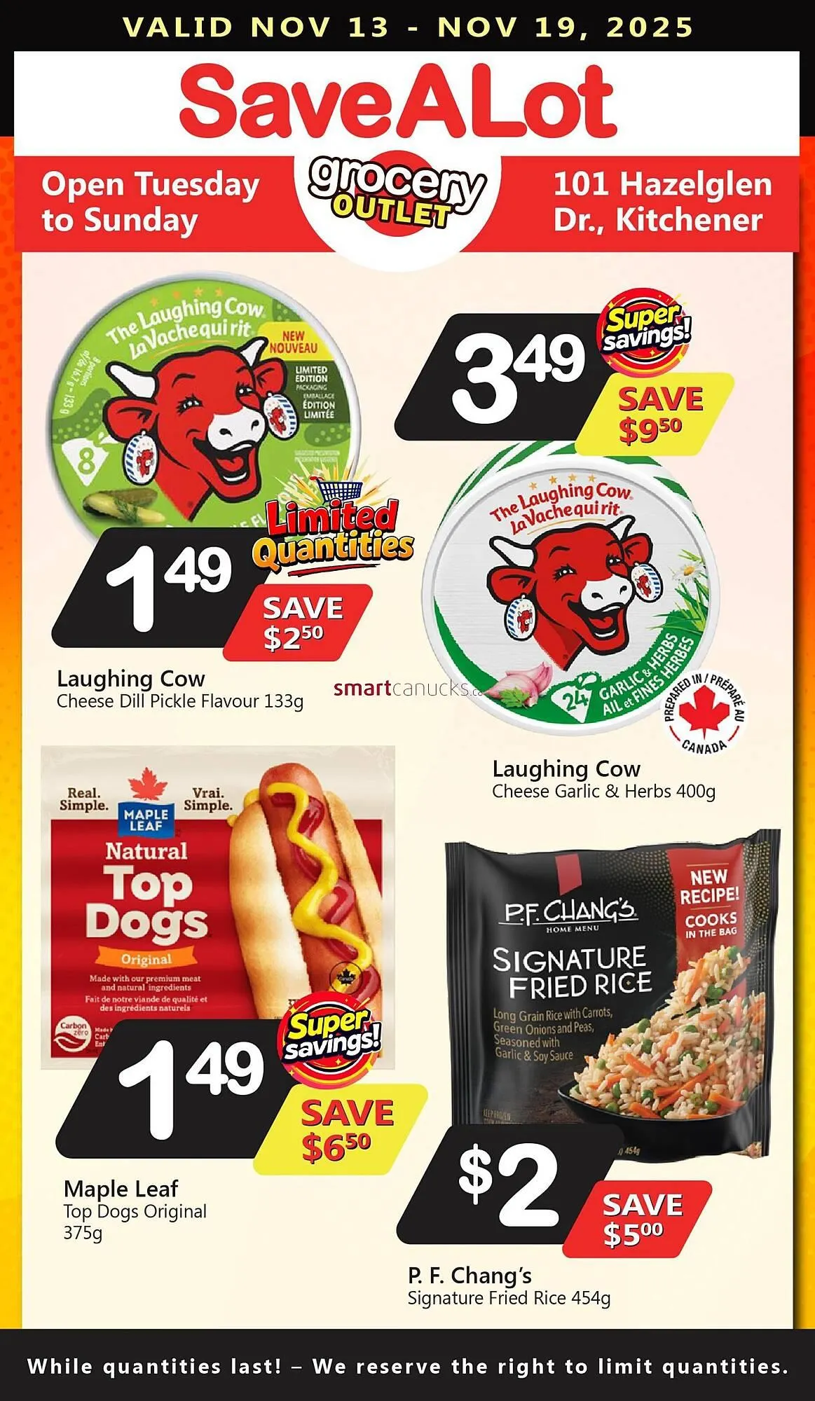 Save on Foods flyer from November 13 to November 19 2025 - flyer page 1