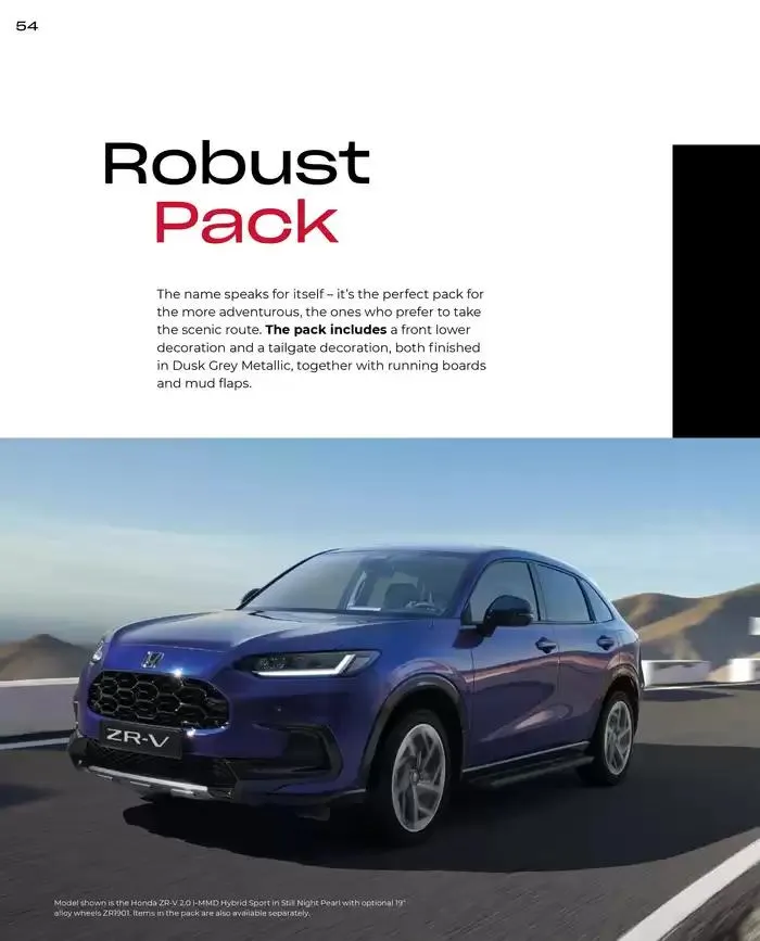 Honda ZR-V from February 28 to February 28 2026 - flyer page 54