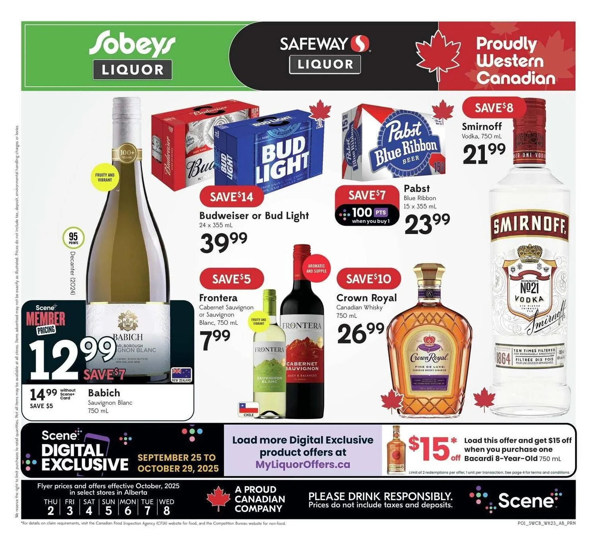 Safeway flyer from October 2 to October 9 2025 - flyer page 1