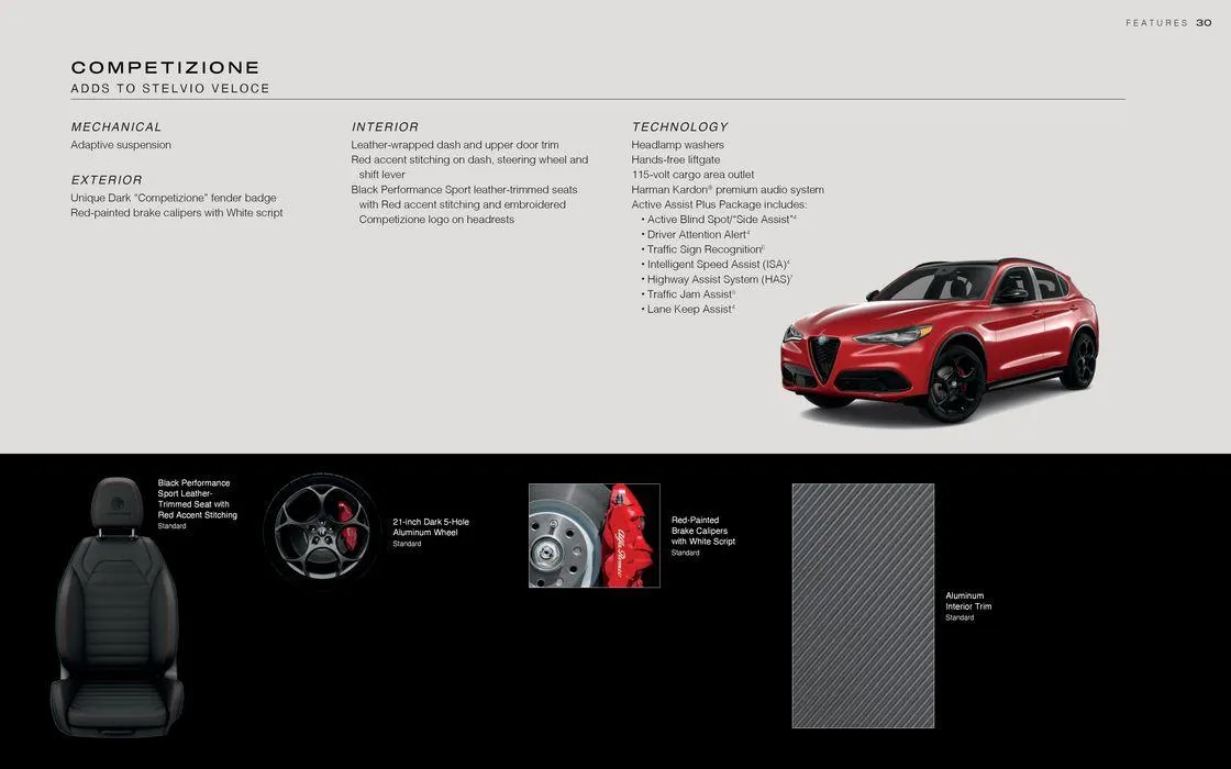 Alfa Romeo 2024 Stelvio from January 9 to January 9 2025 - flyer page 30