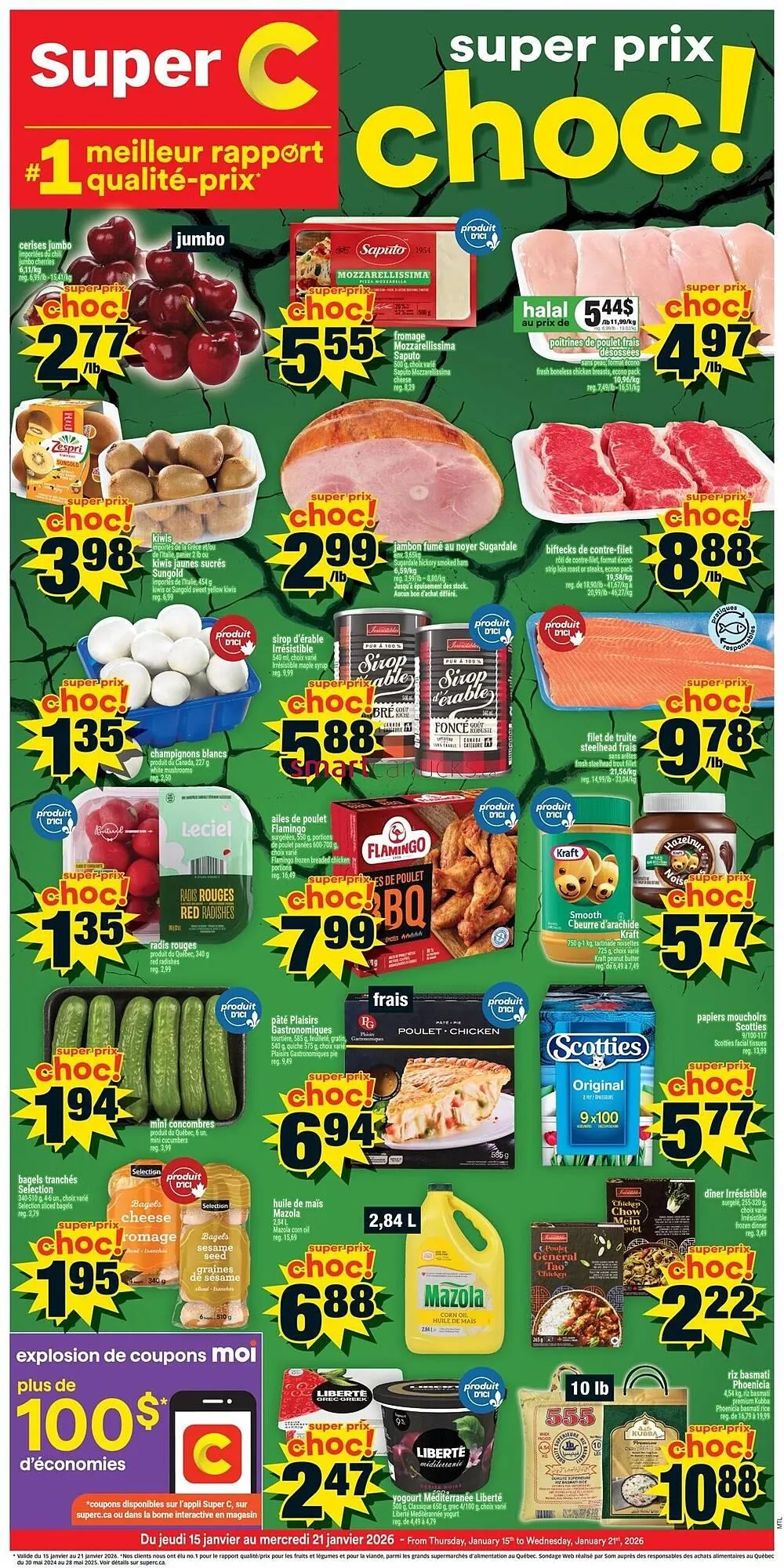 Super C flyer from January 15 to January 21 2026 - flyer page 1