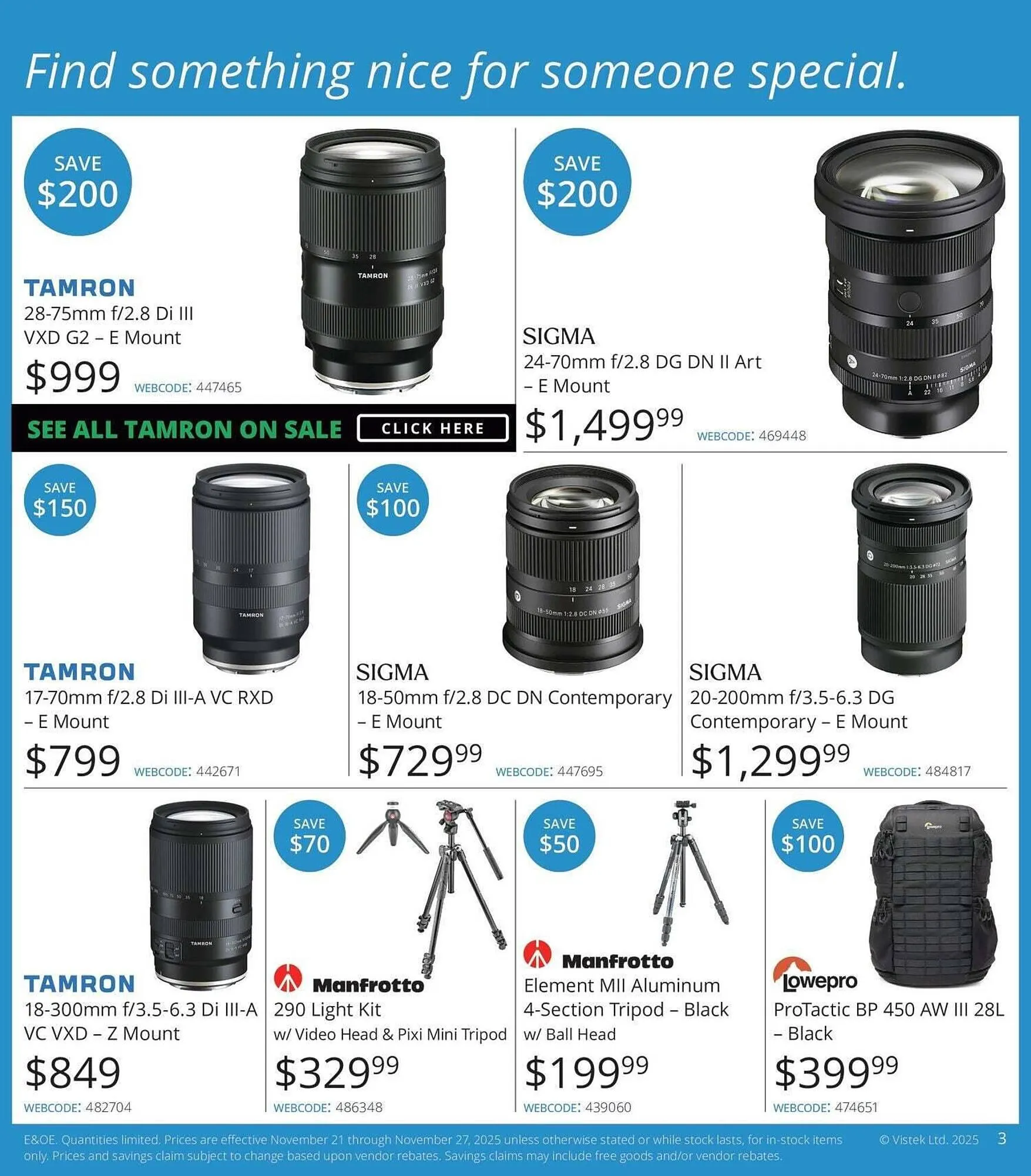 Vistek flyer from November 21 to November 27 2025 - flyer page 3