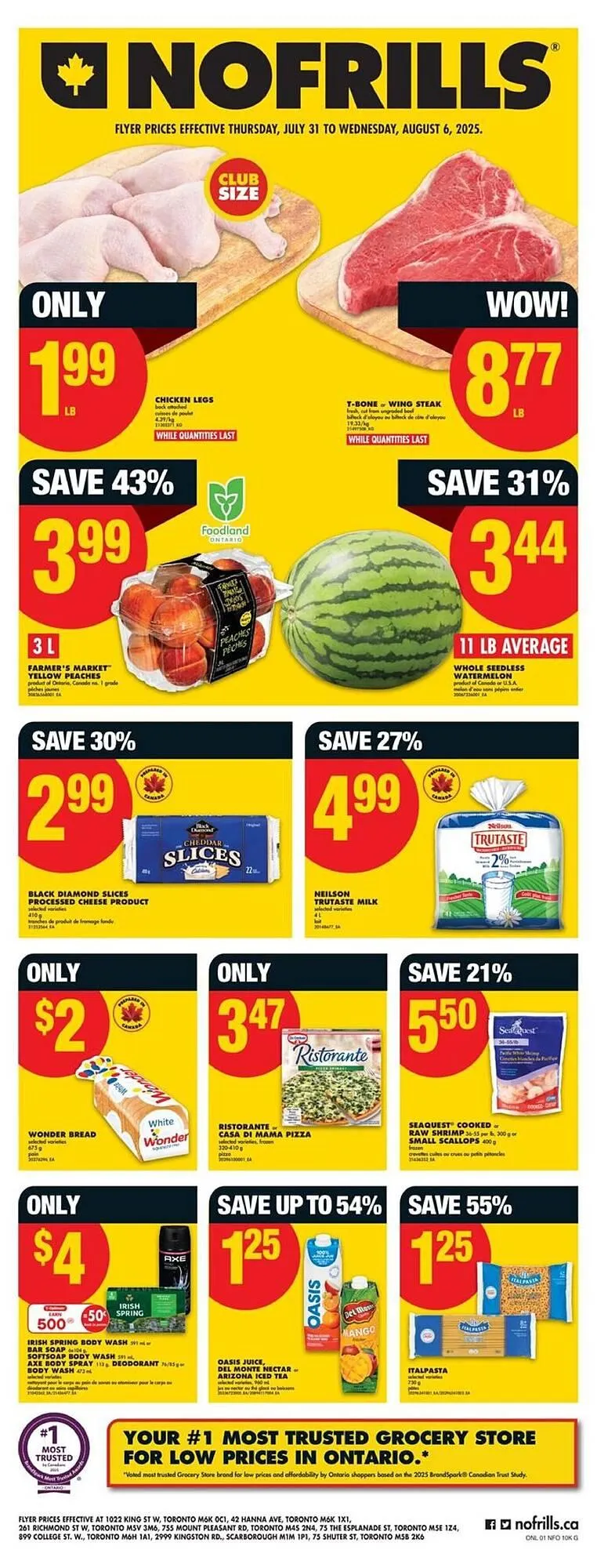 No Frills flyer from July 31 to August 7 2025 - flyer page 1