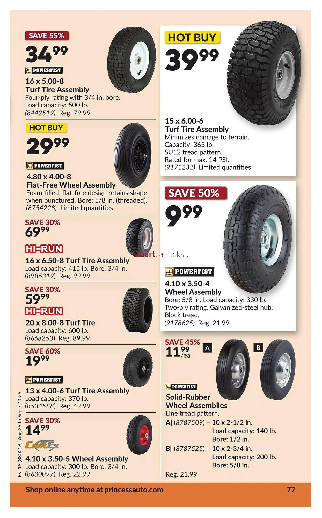 Princess Auto flyer from August 26 to September 7 2025 - flyer page 83