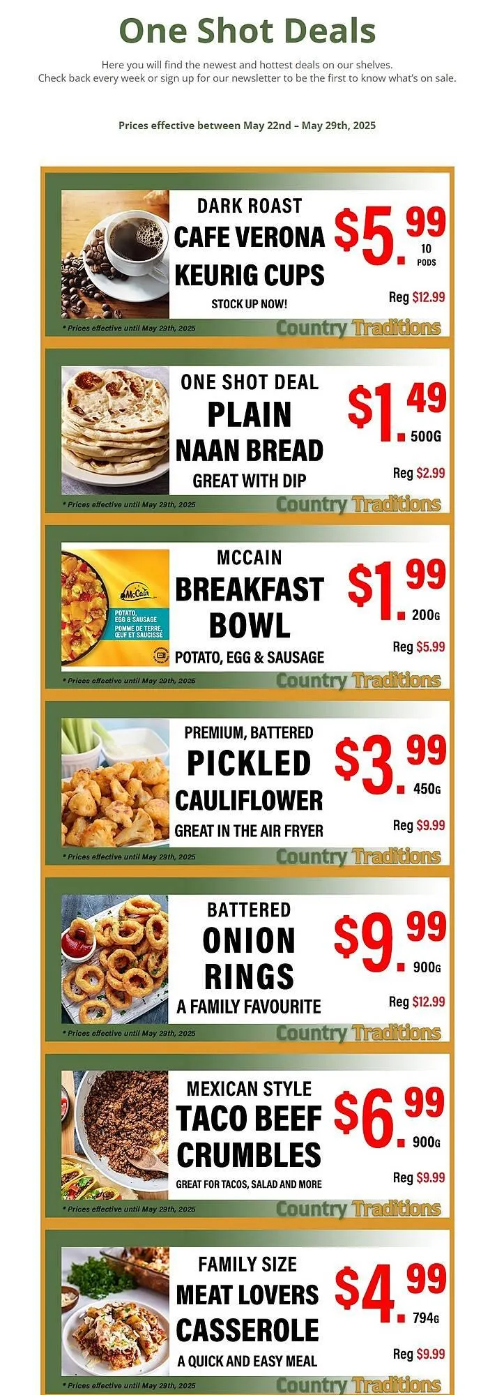 Country Traditions flyer - 1