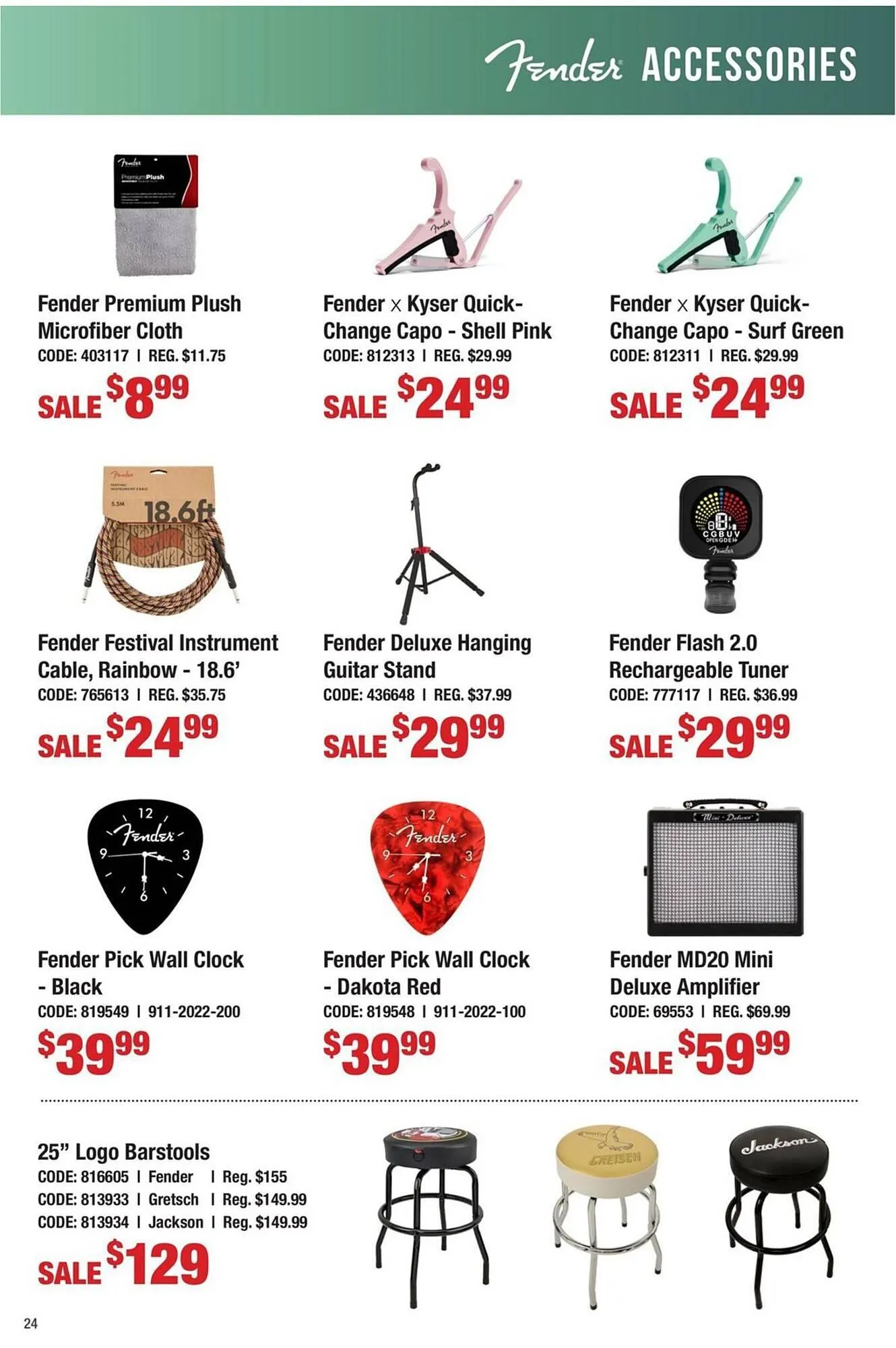 Long & McQuade flyer from August 19 to August 31 2025 - flyer page 24