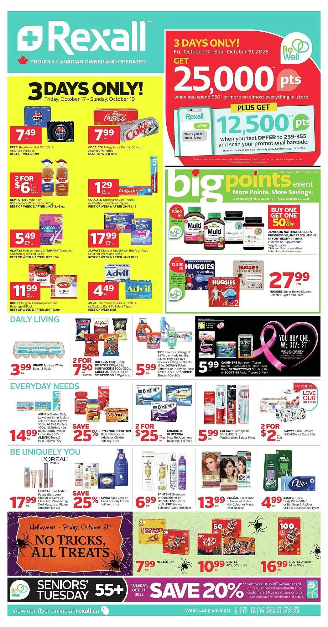 Rexall flyer from October 16 to October 23 2025 - flyer page 1