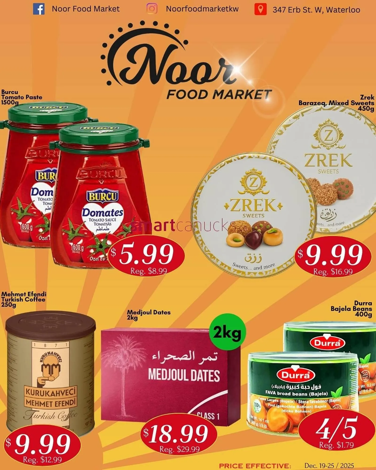 Noor Food Market flyer from December 19 to December 25 2025 - flyer page 1