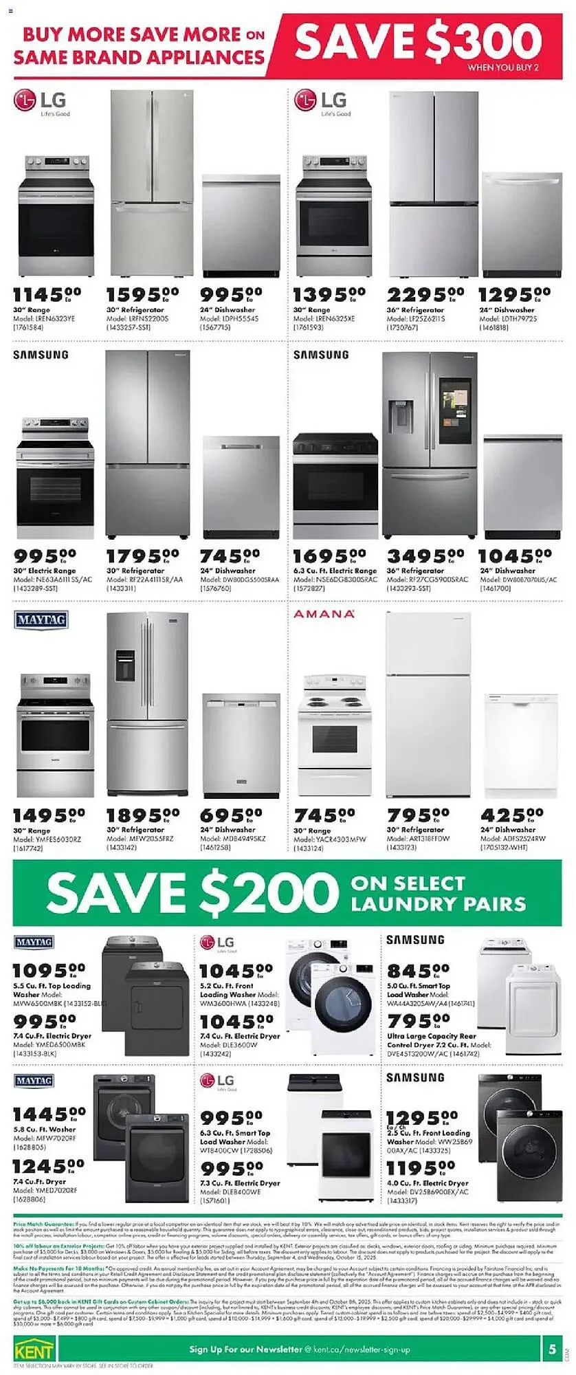 Kent flyer from September 25 to October 2 2025 - flyer page 8