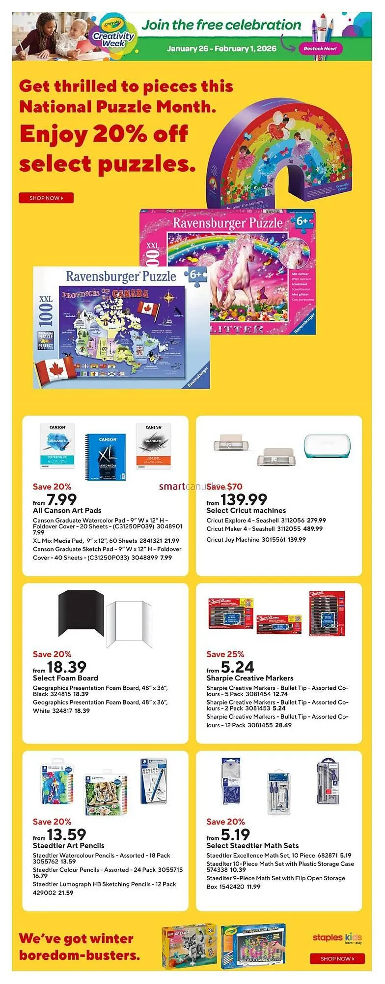 Staples flyer from January 1 to January 8 2026 - flyer page 6