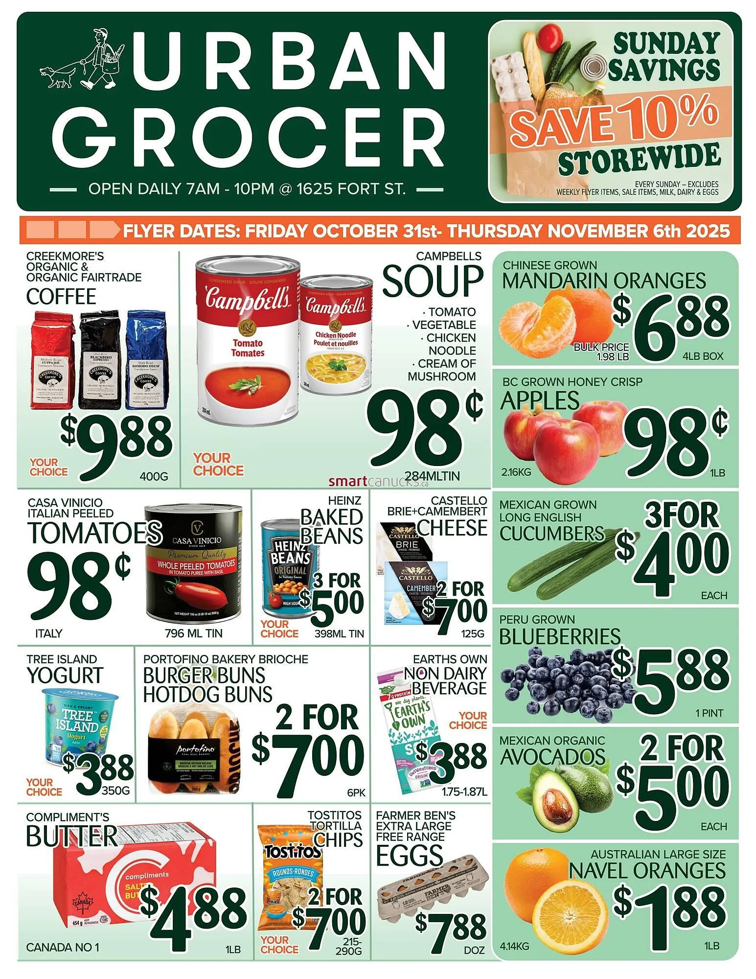Urban Grocer flyer from October 31 to November 6 2025 - flyer page 1