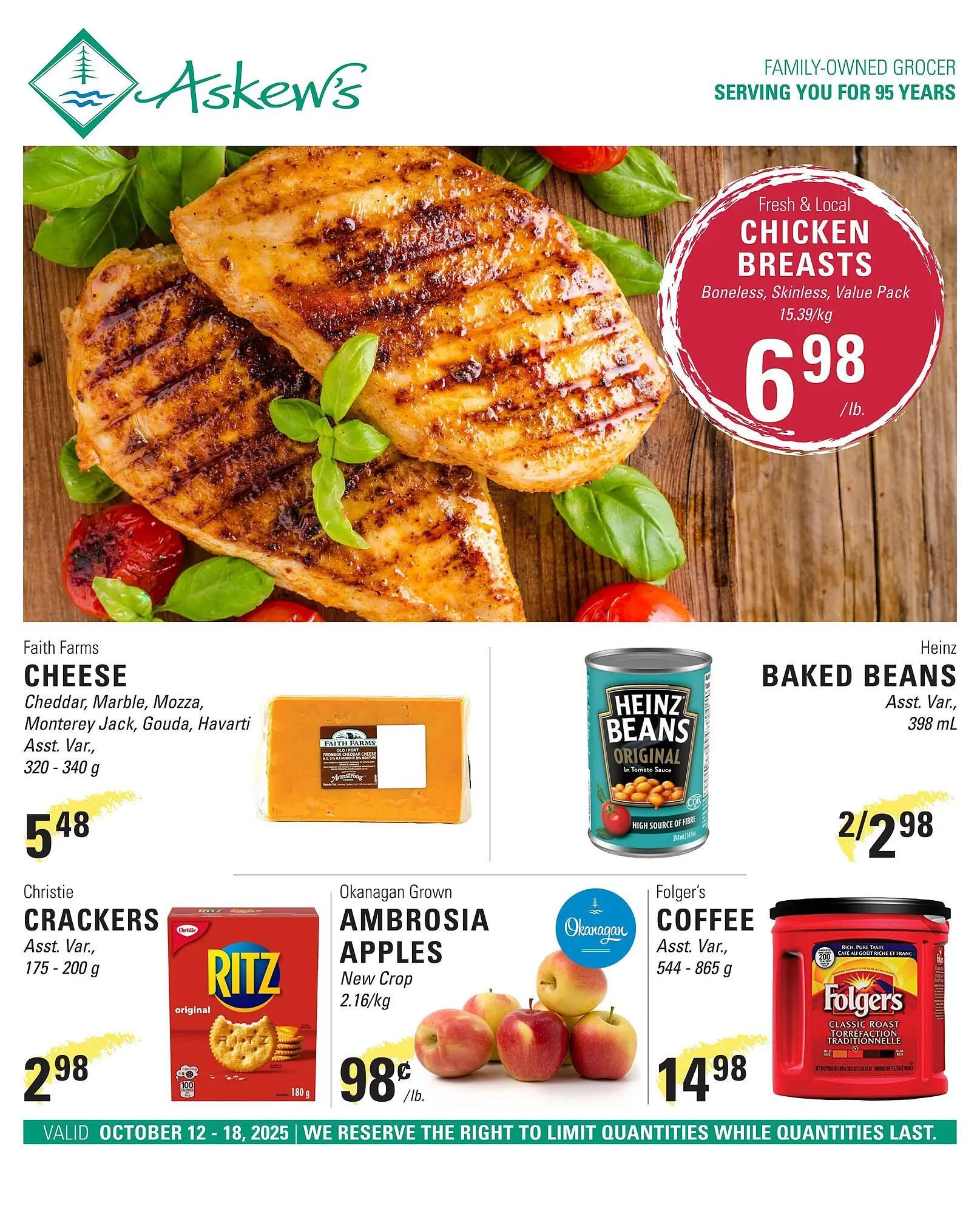 Askews Foods flyer from October 12 to October 25 2025 - flyer page 1