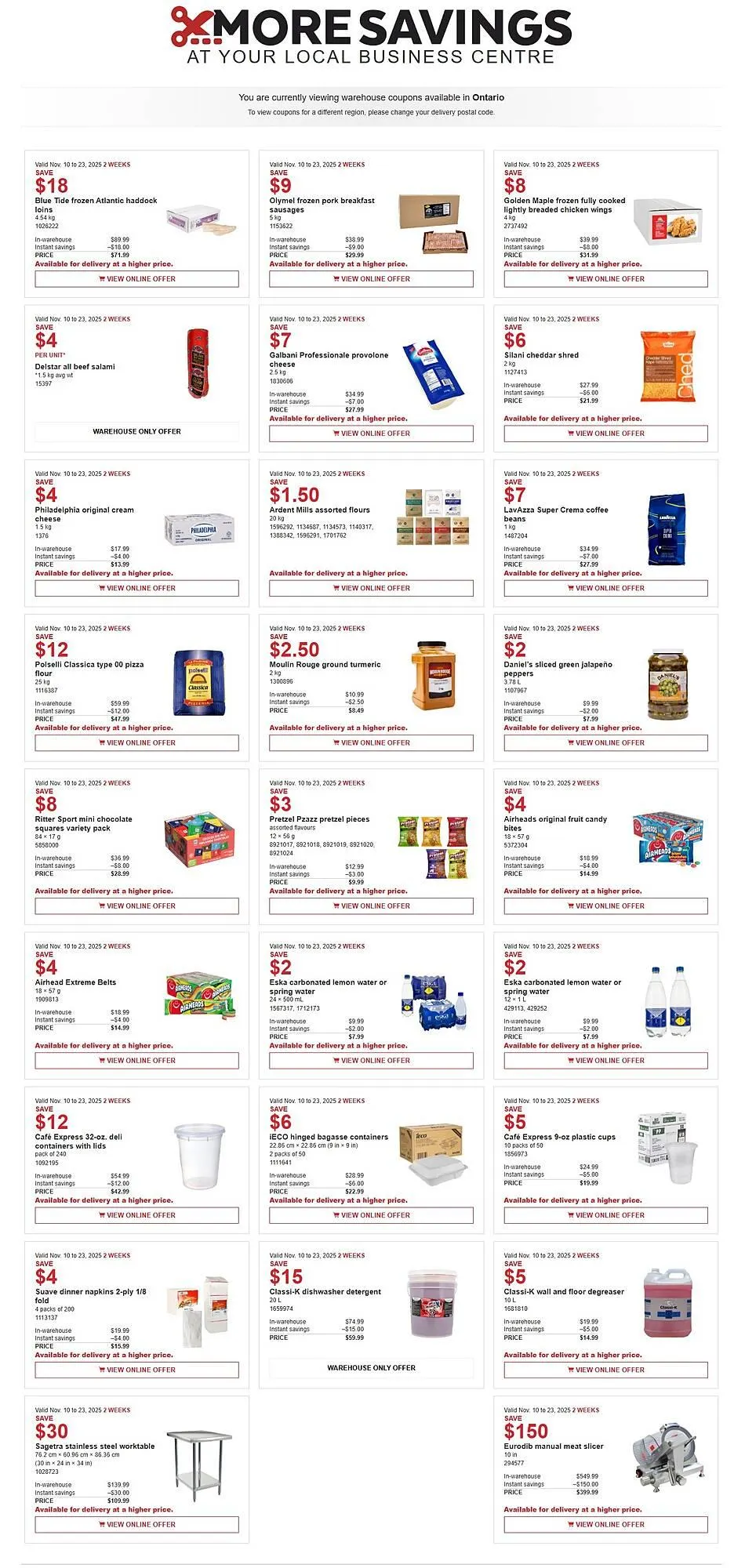 Costco flyer from November 12 to November 18 2025 - flyer page 1