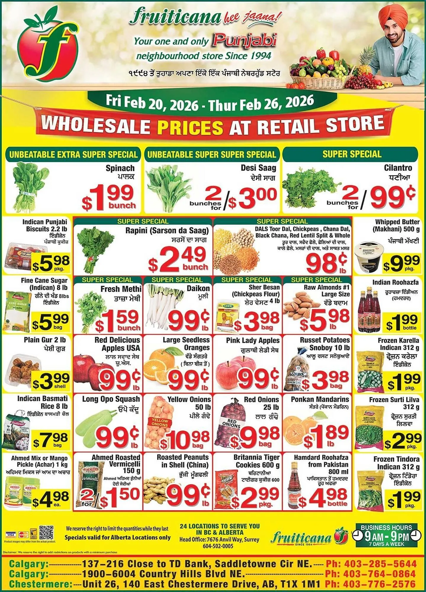 Fruiticana flyer from February 20 to February 27 2026 - flyer page 1