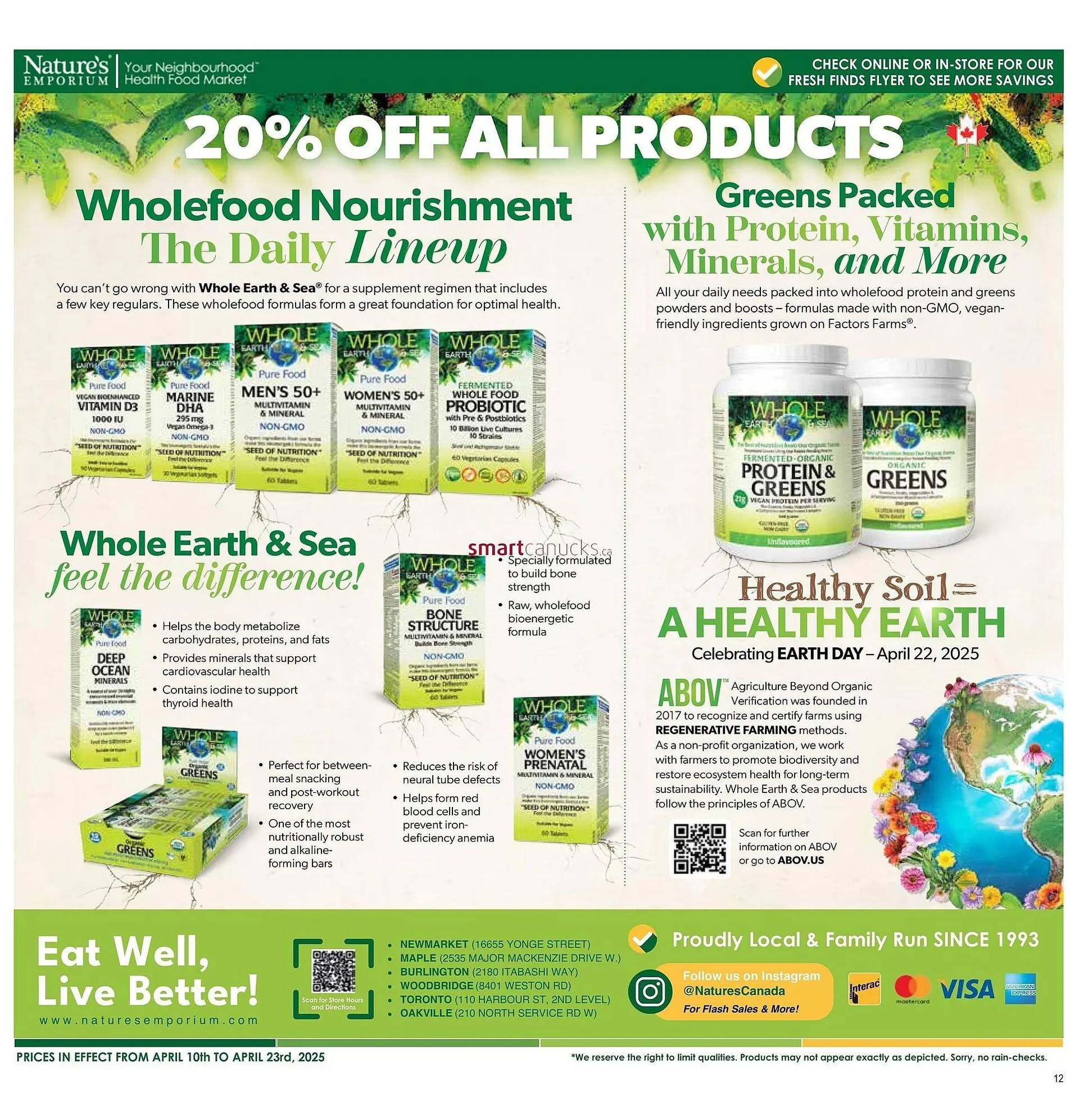 Nature's Emporium flyer from April 11 to April 17 2025 - flyer page 12