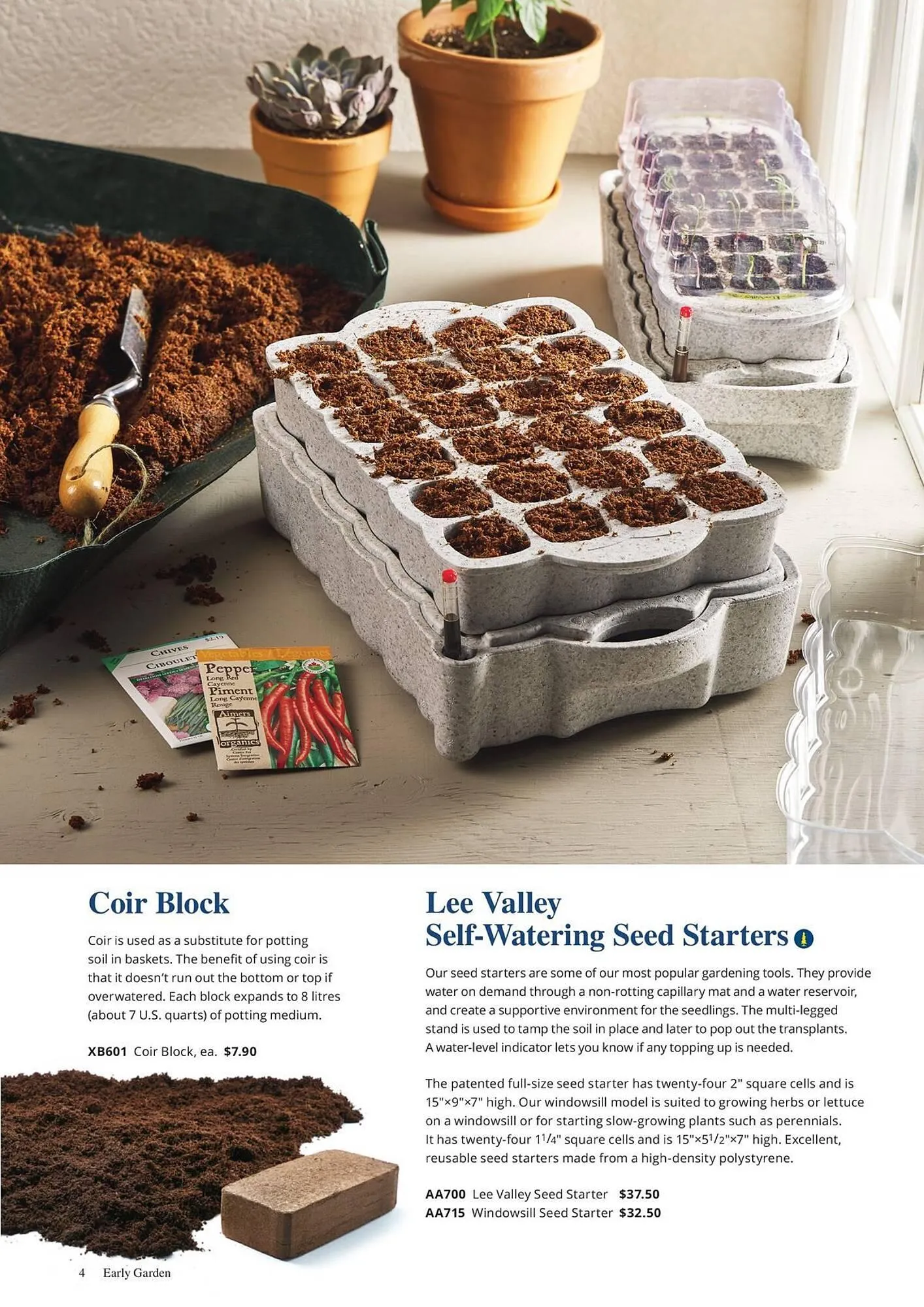 Lee Valley Tools catalogue from March 13 to April 30 2026 - flyer page 4