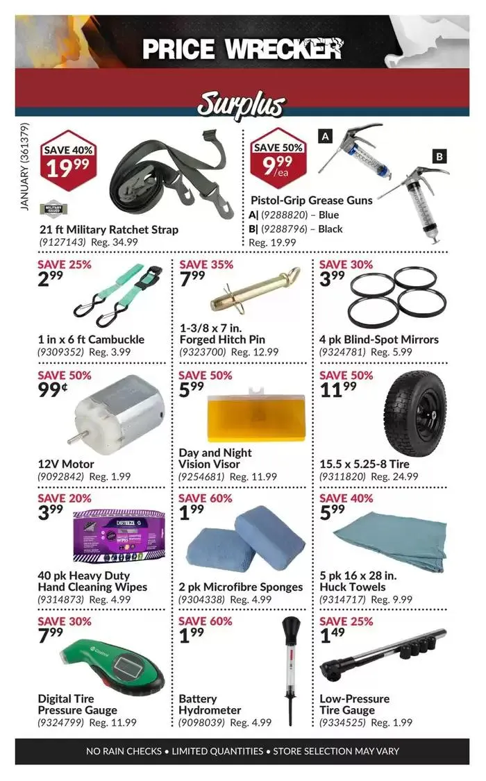 Price Wrecker from January 1 to January 31 2025 - flyer page 4
