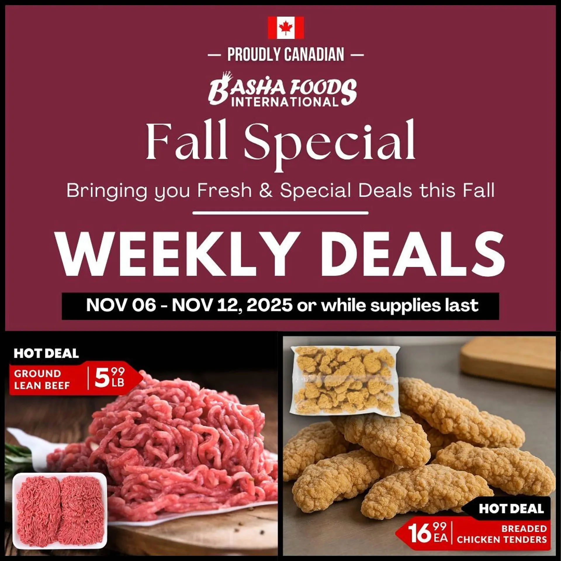 Basha Foods flyer from November 6 to November 12 2025 - flyer page 1